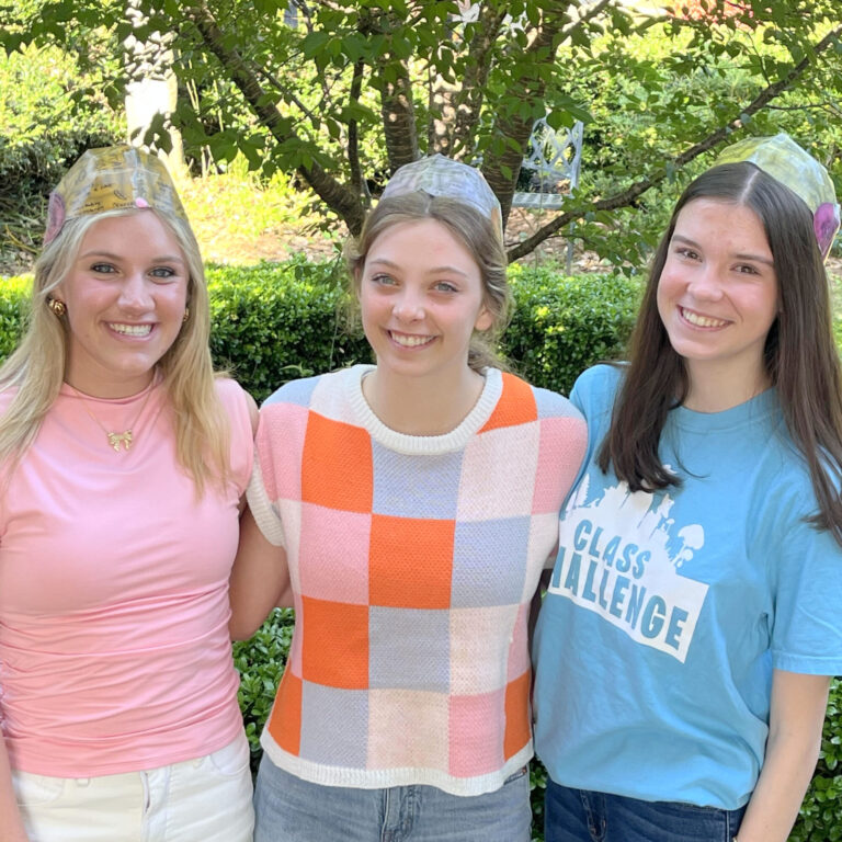 a group of upper school students